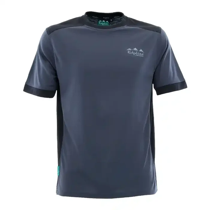 Ridgeline Breeze Mens T-Shirt Charcoal/Black M