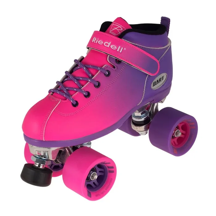 Riedell Dart Ombre Pink/Purple Roller Skates *Last pair* US 5 & 7