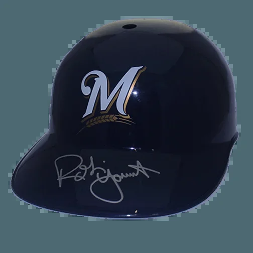 Robin Yount Autographed Milwaukee Brewers Souvenir Full Size Baseball Helmet (JSA)