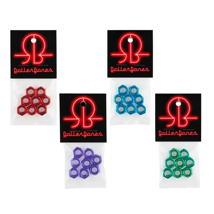 Rollerbones Axle Nuts – 8 Pack
