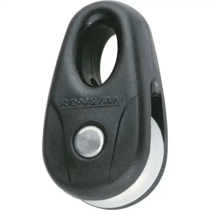 Ronstan RF13101-2 Kite Block Black – White Sheave Pair