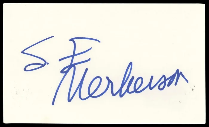 S. Epatha Merkerson Law & Order Authentic Signed 3×5 Index Card BAS #BN89125