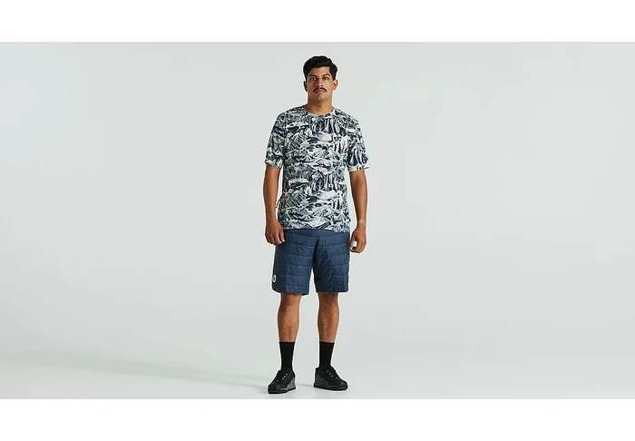 s/f thermo short navy l