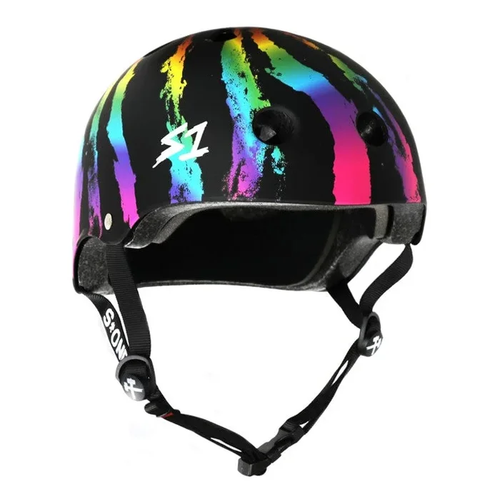 S-One Lifer Skate Helmet Rainbow Swirl – Certified