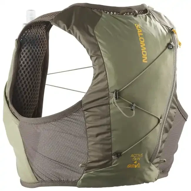 salomon back pack active skin 4 grvl set