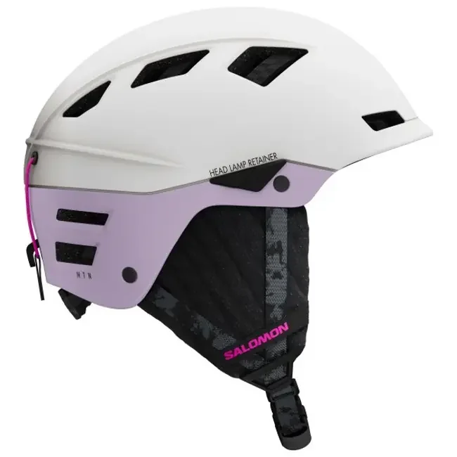 salomon helmet mtn lab evening haze grey vio