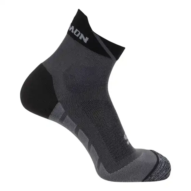salomon socks speedcross ankle black/magnet/quarry