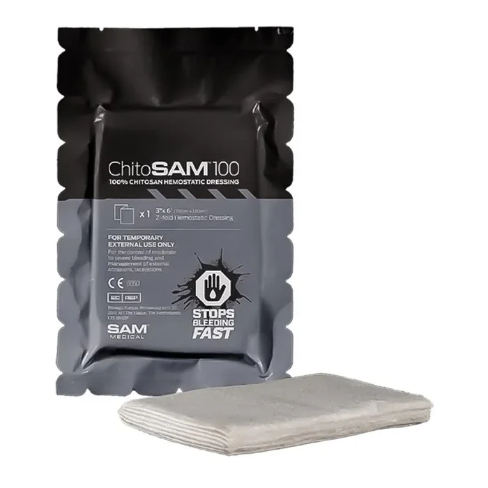 Sam Medical ChitoSAM 100 3″ x 6′ Z-Fold