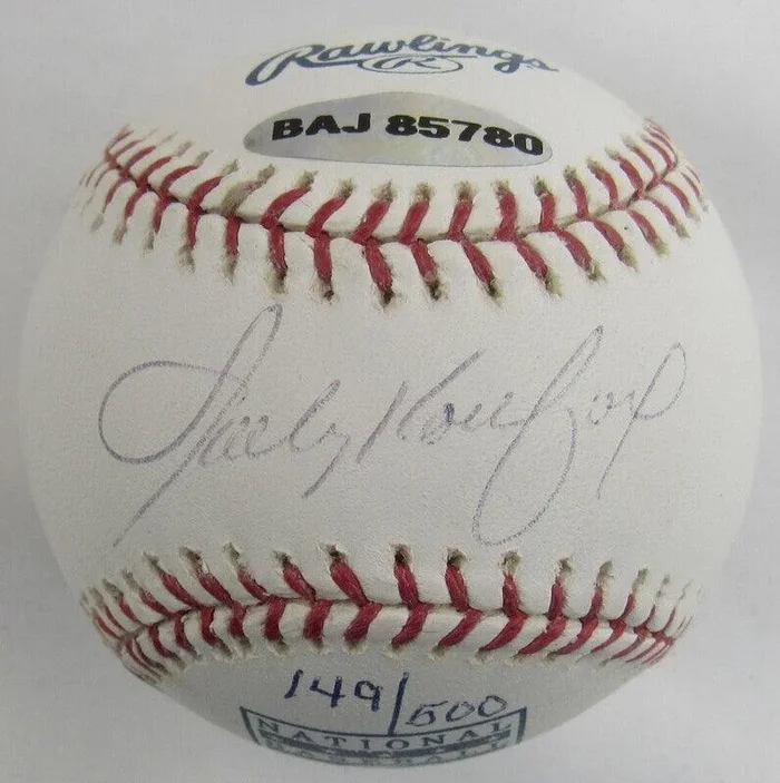 Sandy Koufax Signed HOF Baseball #149/500 MLB Hologram BB468929