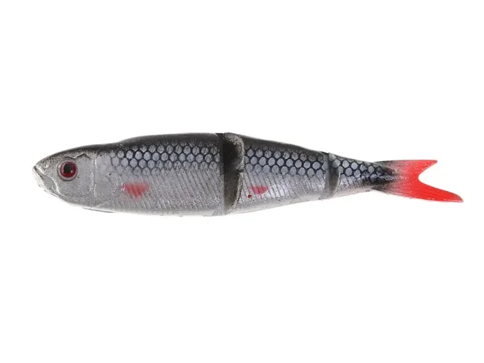 Savage Gear 4Play Swim & Jerk Swimming Soft Bait 95mm Roach Qty 4