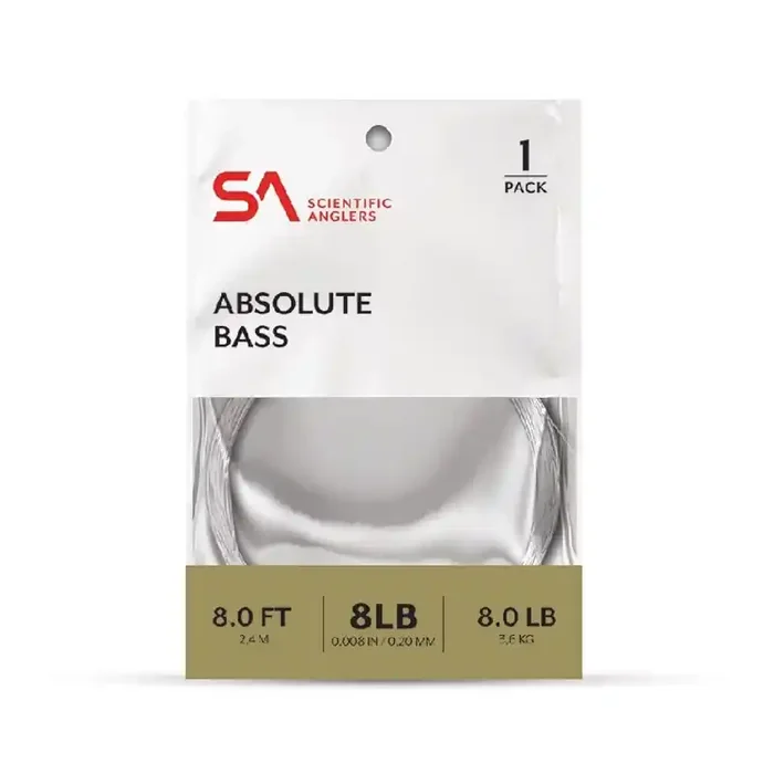 Scientific Anglers Absolute Tapered Leader Bass 8ft 12lb