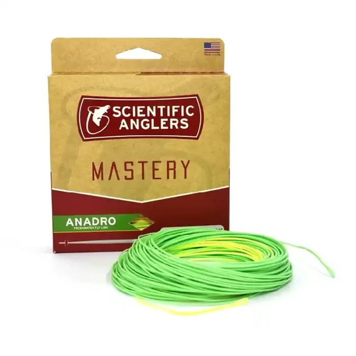 Scientific Anglers Mastery Anadro/Nymph Floating Fly Line Green/Yellow