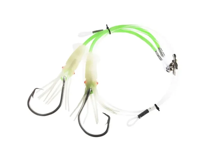 Sea Harvester Deluxe Hapuka Squid Rig 16/0 Green Lumo