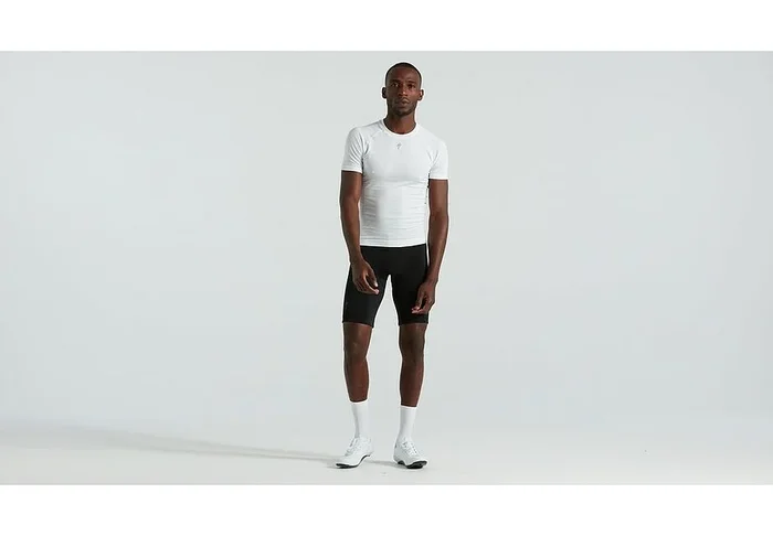 seamless light baselayer ss men white s/m