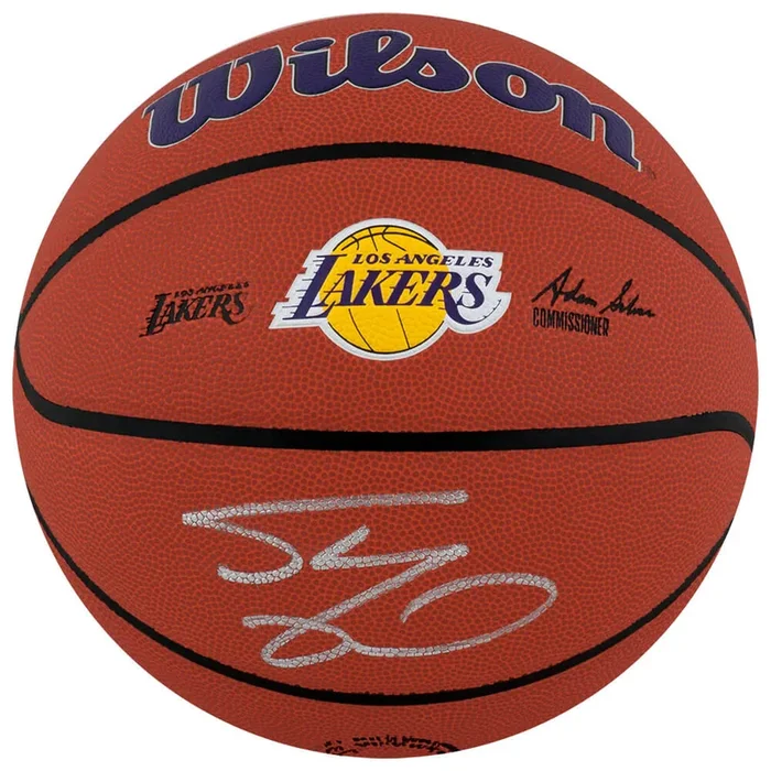 Shaquille O’Neal Signed Wilson Los Angeles Lakers Logo Full Size NBA Basketball