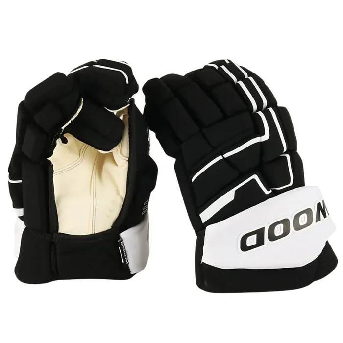 Sherwood Code NHL Team Stock Senior Hockey Gloves – Pittsburgh Penguins