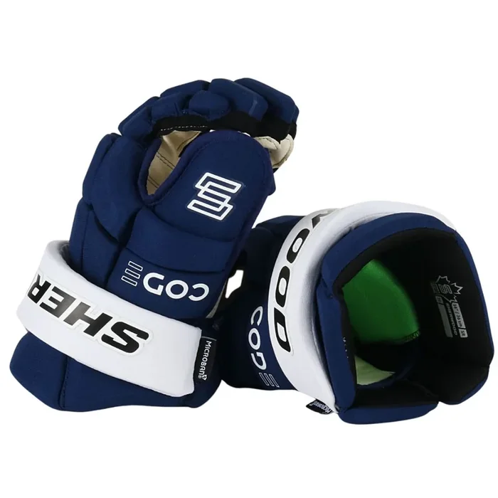 Sherwood Code NHL Team Stock Senior Hockey Gloves – Tampa Bay Lightning