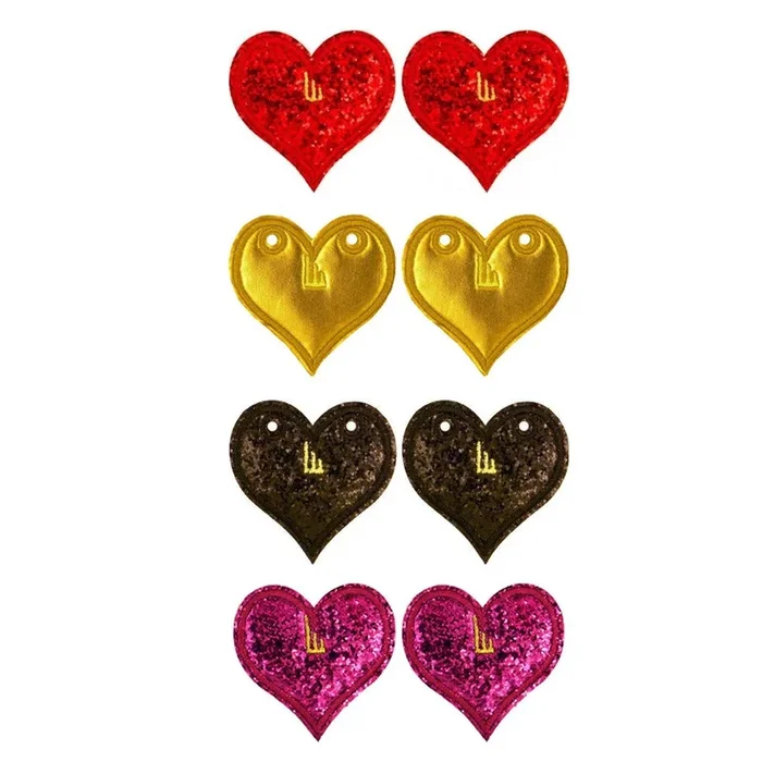 Shwings Roller Skate Love Heart Clips