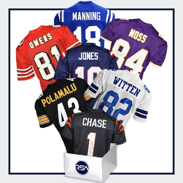 Signed Football Jersey Platinum Mystery Box