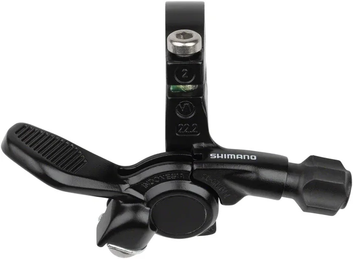 SL-MT500-L Dropper Seatpost Remote – Left Band Clamp Mount Black