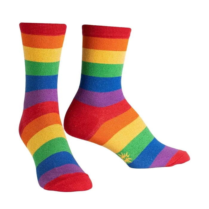 Sock It To Me Crew Womens Socks – Radiant Rainbow