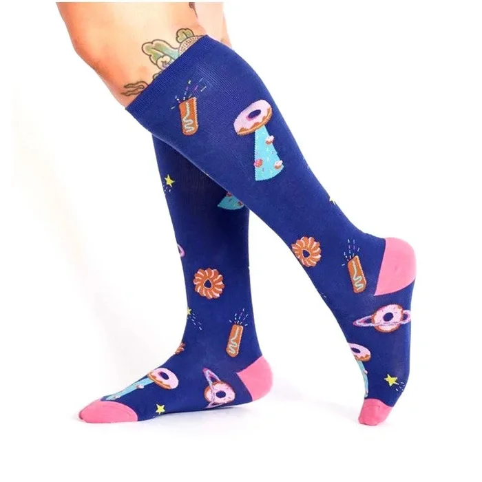 Sock It To Me Glazed Galaxy Stretch-It Knee High Socks