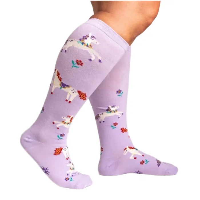 Sock It To Me Prancing Around Stretch-It Knee High Socks