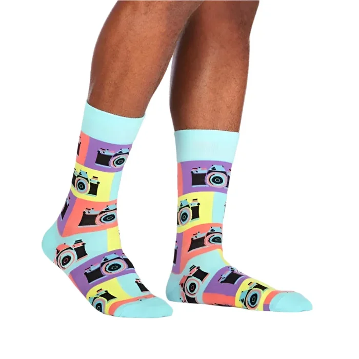 Sock It To Me Say Cheese Men’s Crew Socks