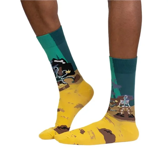 Sock It To Me Skeleton Crew Men’s Crew Socks