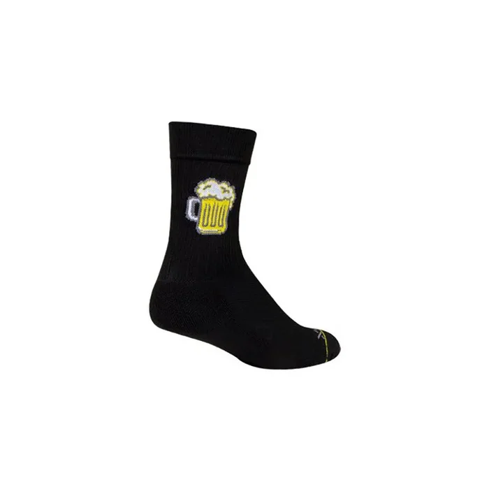 Sockguy SGX Trailhead Brewski 7″ Socks 5-9 Black