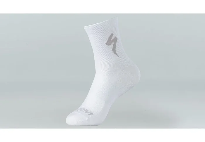soft air mid logo sock white xl