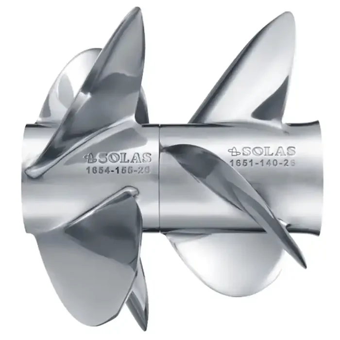 SOLAS 1651-144-18 B3 Dual Prop Rear Propeller Mercruiser Bravo III Stainless Steel 18 Rear (B3R) Propeller