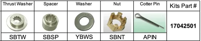 SOLAS SB-PKT Suzuki Assembly Kit 20-30 HP