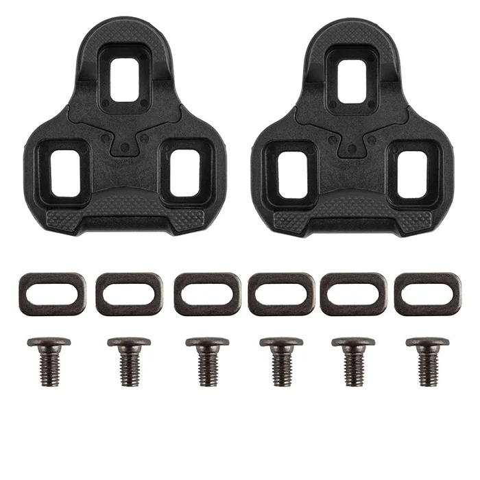 Split Fixed KEO Compatible Cleats Black Look Keo 0° Fixed