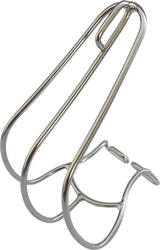 Stainless Steel Cage Toe Clips Medium Silver