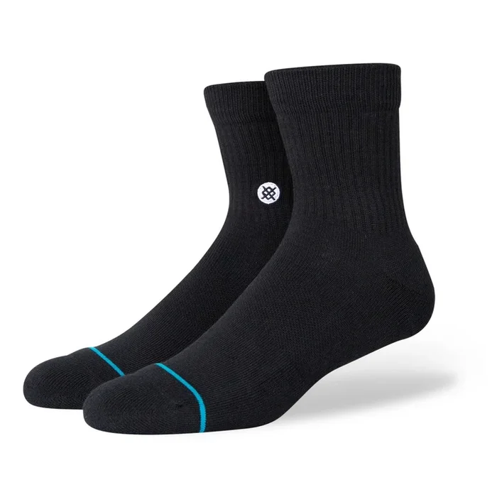 Stance Icon 3- Pack 3/4 Socks – Black