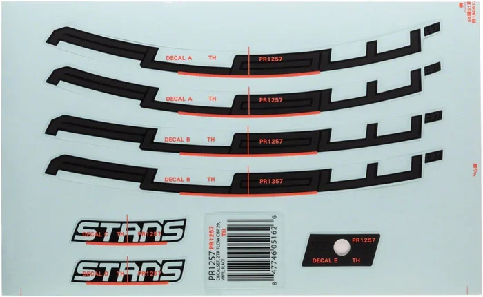Stans Flow CB7 Rim Decal – 29″ Black Set