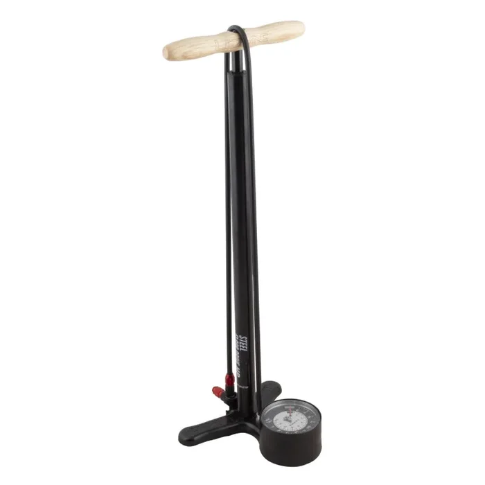 Steel Floor Drive Floor Pump with 3.5″ Gauge ABS Pro Head Flat Black