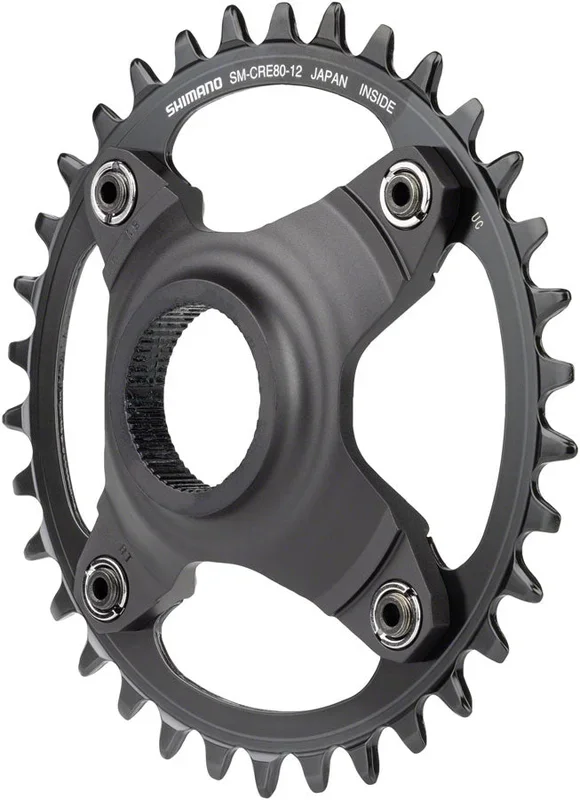 STEPS SM-CRE80-12-B Chainring – 34T Without Chainguard 55mm Chainline BLK