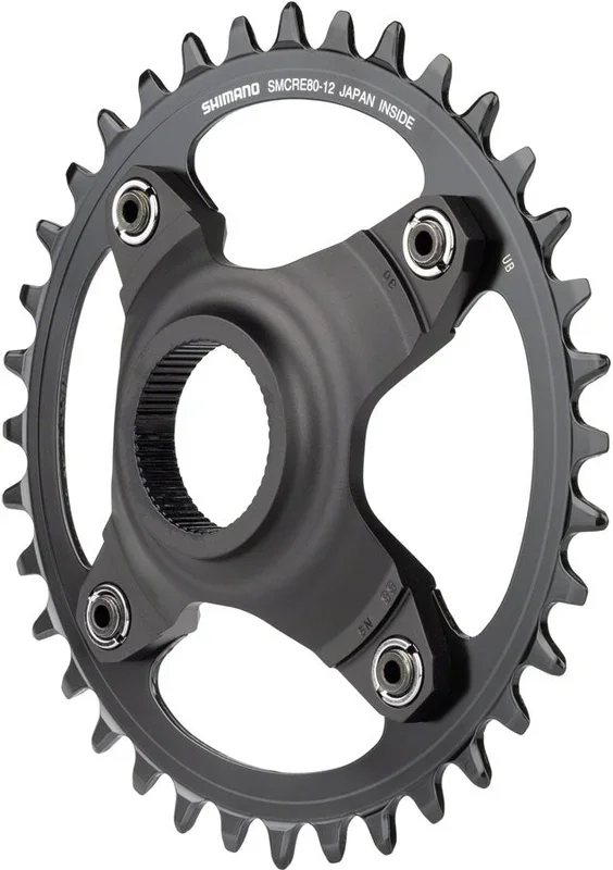 STEPS SM-CRE80-12-B Chainring – 36T Without Chainguard 55mm Chainline BLK