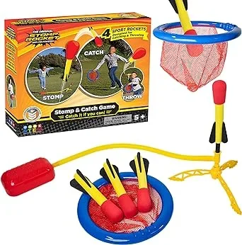Stomp Rocket Stomp and Catch Rocket Launcher Game