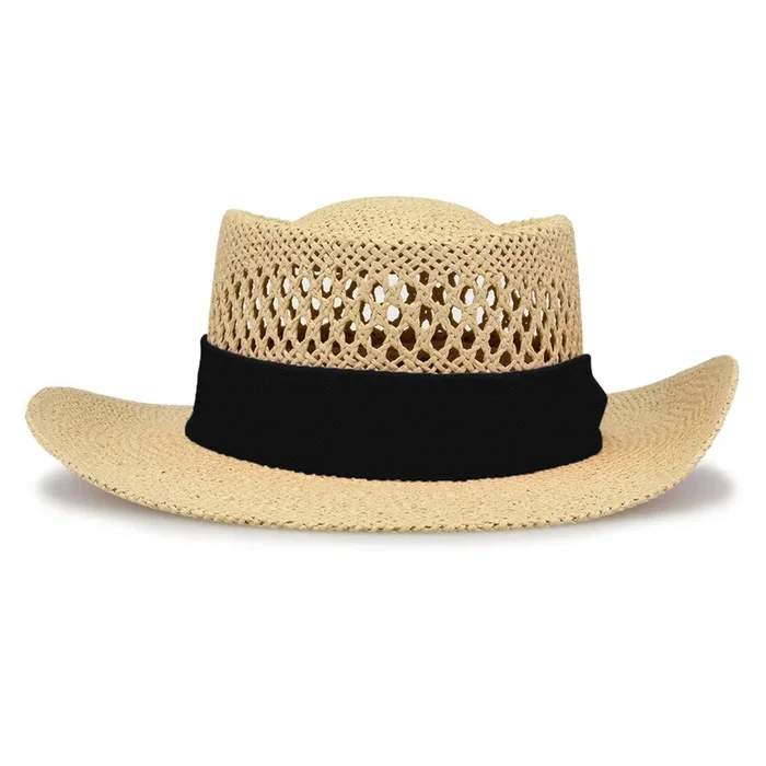 Straw Gambler Hat