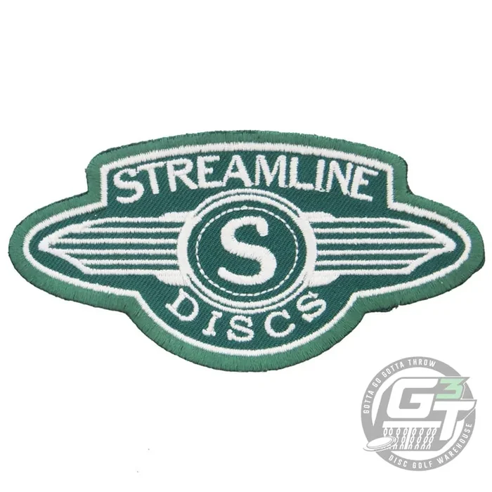 Streamline Discs Logo Iron-On Disc Golf Patch
