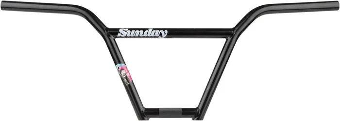 Street Sweeper BMX Handlebar – 9.25″ Black