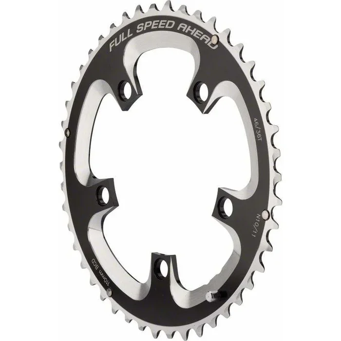 Super Road Chainring, 110 BCD, 5-Bolt, Aluminum, N11