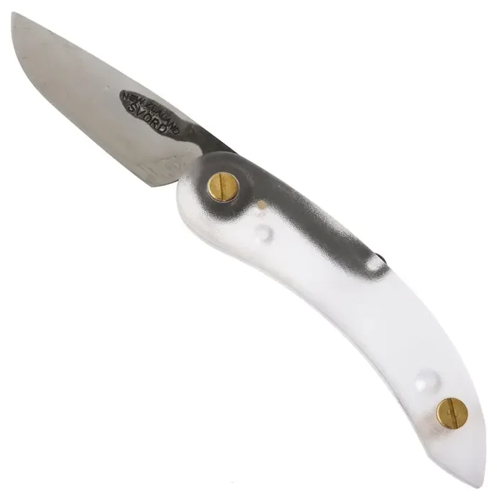 Svord Peasant Knife with Crystal Polycarbonate Handle 7.6cm
