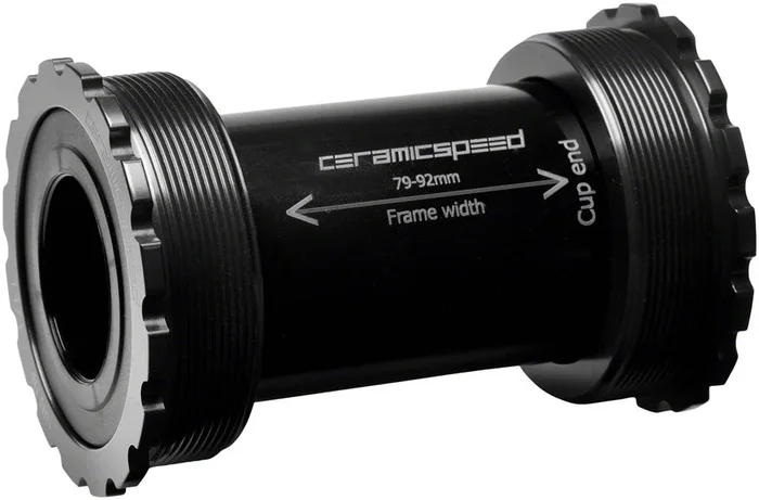 T47/86 Bottom Bracket – SRAM DUB Road Coated Races Black