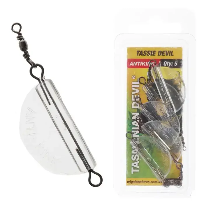 Tasmanian Devil Anti-Kink Keel Swivel Qty 5