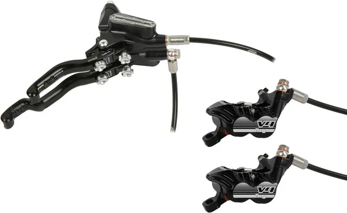 Tech 3 V4 Duo Disc Brake Lever – Right Hand Front Rear Hydraulic Post Mount BLK