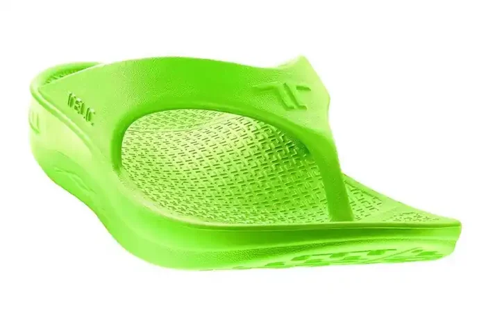 Telic Energy Supportive Recovery Jandals Key Lime Mens US8 / Womens US9